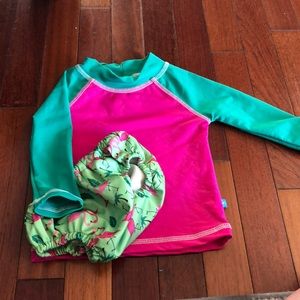 Rash Guard and Reusable Swim Guard
